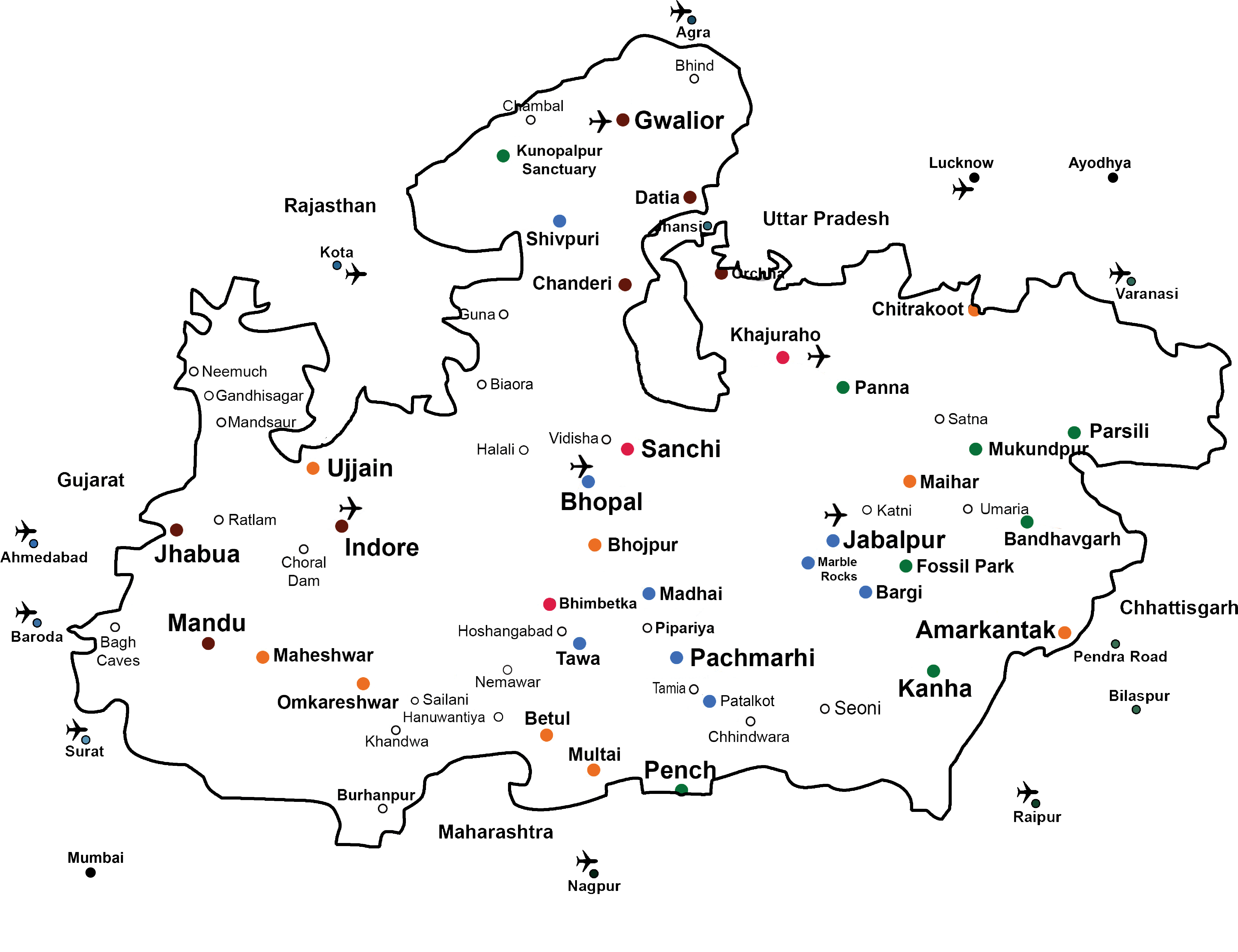 Madhya Pradesh Map Final